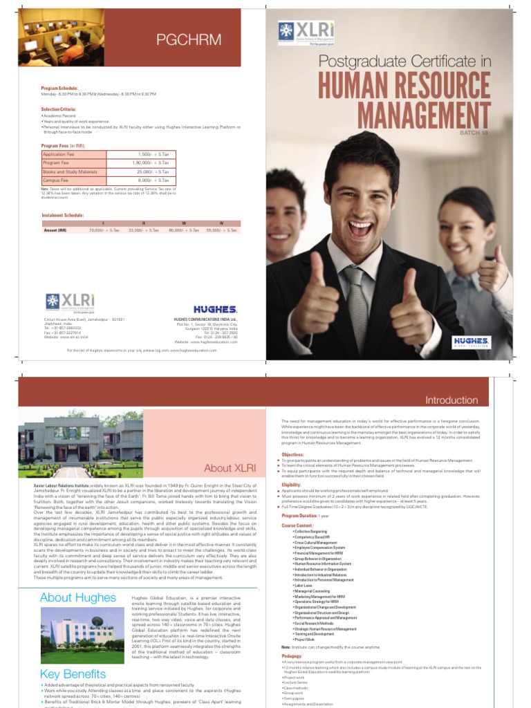 xlri-pgchrm-brochure-18-pdf-human-resource-management-cognition