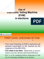 Electronic Voting Machine (EVM) in Elections: Use of