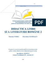 Florentina Samihaian Didactica Limbii Si Literaturii Romane 2 Opti[1]