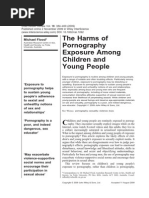 Harms of Porn Exposure- 2009