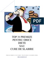 Cure de Slabire - Top 30 Premize