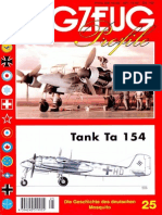 (Flugzeug Profile No.25) Tank Ta 154