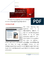 Adobe Acrobat 11 ရဲ႕ Feature ၈ ခ်က္