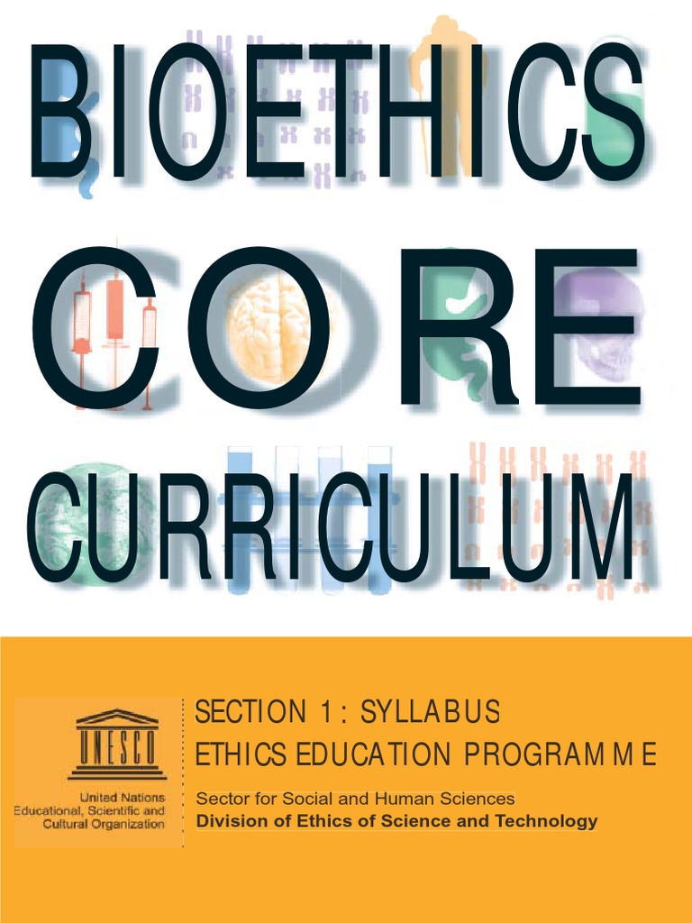 Bioethics Core Curriculum - Syllabus | PDF | Bioethics | Curriculum