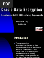 Oracle Data Encryption