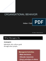 Organisational Behavior: Sekhar Chattopadhyay