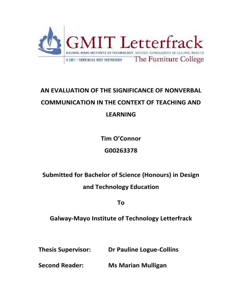 thesis on communication media