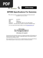 Download SIP IMS Specifications for Dummies v74 by stroleg2011 SN221152519 doc pdf