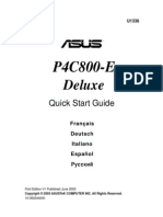 ASUS P4C800-E Deluxe Quick Start Guide