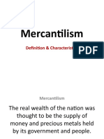 Mercantilism: Definition & Characteristics
