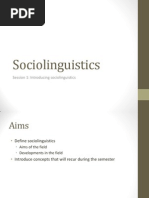 sociolinguistics
