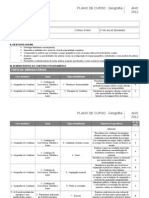 Plano de Curso 6 Ano - Geo