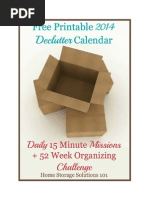 Download 2014 Printable Declutter Calendar by Lazaf Kilam SN221164852 doc pdf