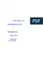Manual Del WISC-III y Guia de Interpretación