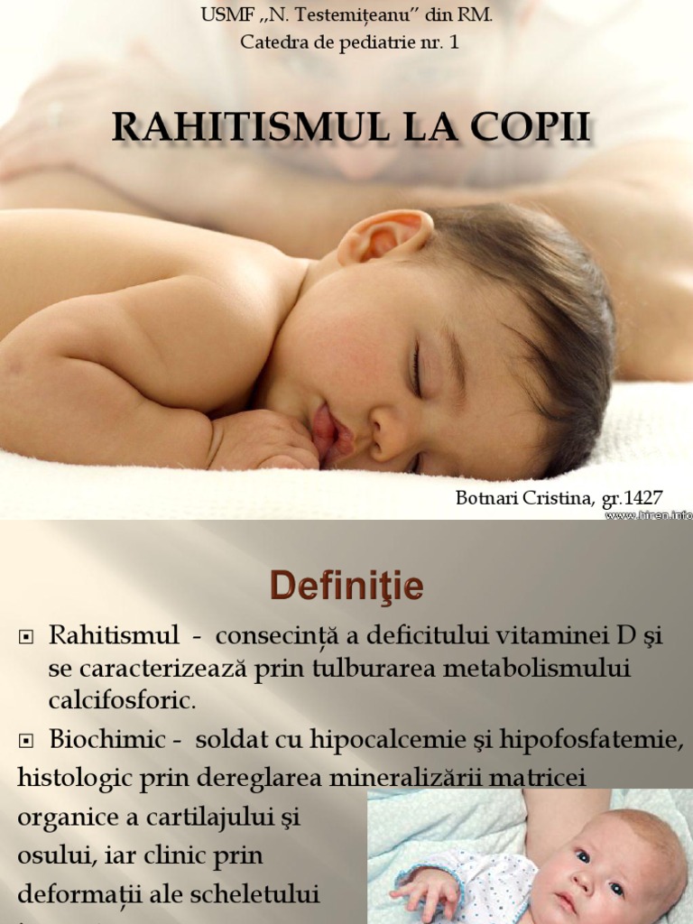 Rahitismul La Copii | PDF