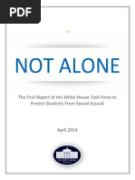 White House Recommendations On How to Handle Campus Sexual Assaults