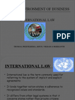 Legal Environment of Business: International Law