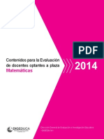 DOC_Mate Para Evaluacion Diagnostica 2014