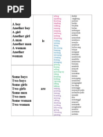 English Sentence Drilling