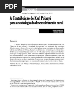 A Contribuição de Karl Polanyi