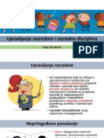 Upravljanje Razredom I Razredna Disciplina