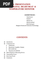 Heartbeat and Temperatire Monitoring System New