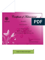 Work Sample - Certificate - Final