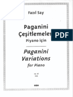 Fazil Say - Paganini Variations