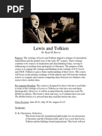 Lewis and Tolkien Syllabus