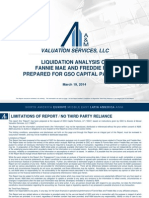 FNMA FHLMC Liquidation Valuation Analysis