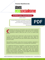 Ecosocialisme Premier Manifeste