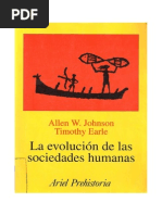 184727621 Johnson Earle La Evolucion de Las Sociedades Humanas 2003