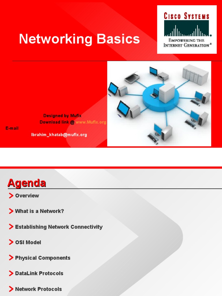 Networking Basics Designed by Mufix Download Link at EMail PDF