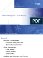 Administering IBM Lotus Domino: Business Unit or Product Name