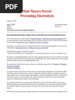 Stan Meyers Secret Preventing Electrolysis (Amended)