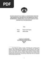 Download Polisi Lingkungan sebagai Instrumen Hukum Progresif dalam Menangani Permasalahan Kebersihan Keindahan dan Kenyamanan K3 Lingkungan di Indonesia by Najmu Laila Sopian SN221246233 doc pdf