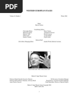 Western European Stages: Staffan Valdemar Holm | PDF | Hamlet
