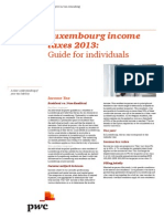 PWC Publ Lux Income Taxes 2013