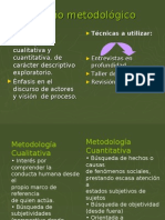 Diseño metodológico