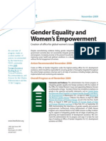 Progress Report Gender Office