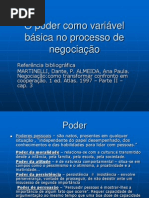 Variáveis No Processo de Negociação