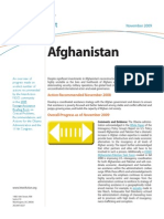 Progress Report Afghanistan