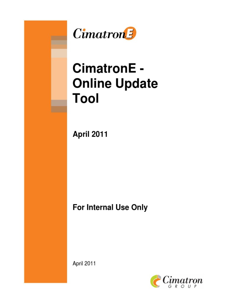 CimatronE - Online Update Tool | PDF | Installation (Computer Programs) |  Proxy Server