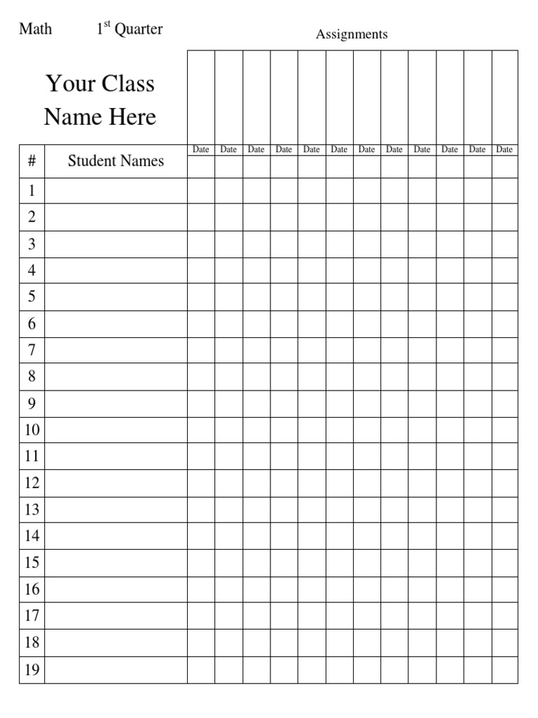 Your Class Name Here: Math 1 Quarter | PDF