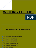 Writing Letters