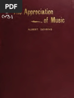 The Appreciation of Music (1913)