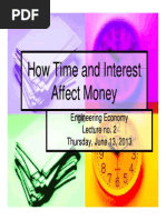 Lecture 2 - How Time and Interest Affect Money