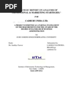 Strategic Report on Analysis of Promotional