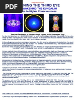Opening the 3rd Eye Writeup NEW - Sri Jnanadev INTERNATIONAL