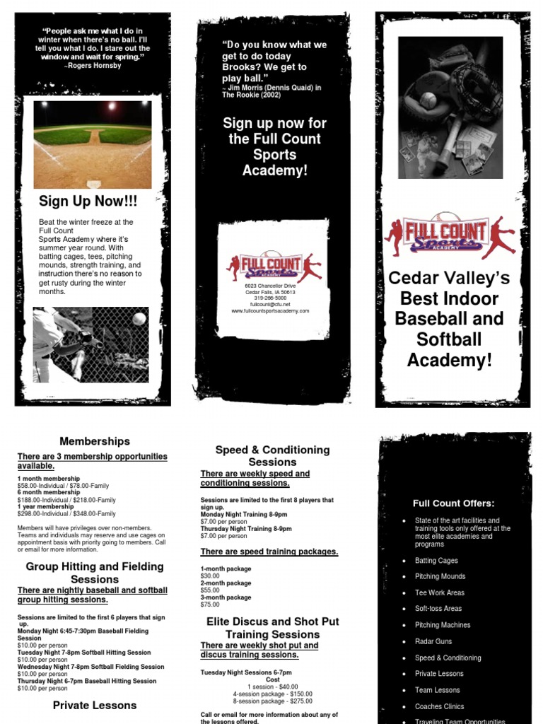 Cedar Valley's Best Indoor Baseball and Softball Academy! Sign Up Now